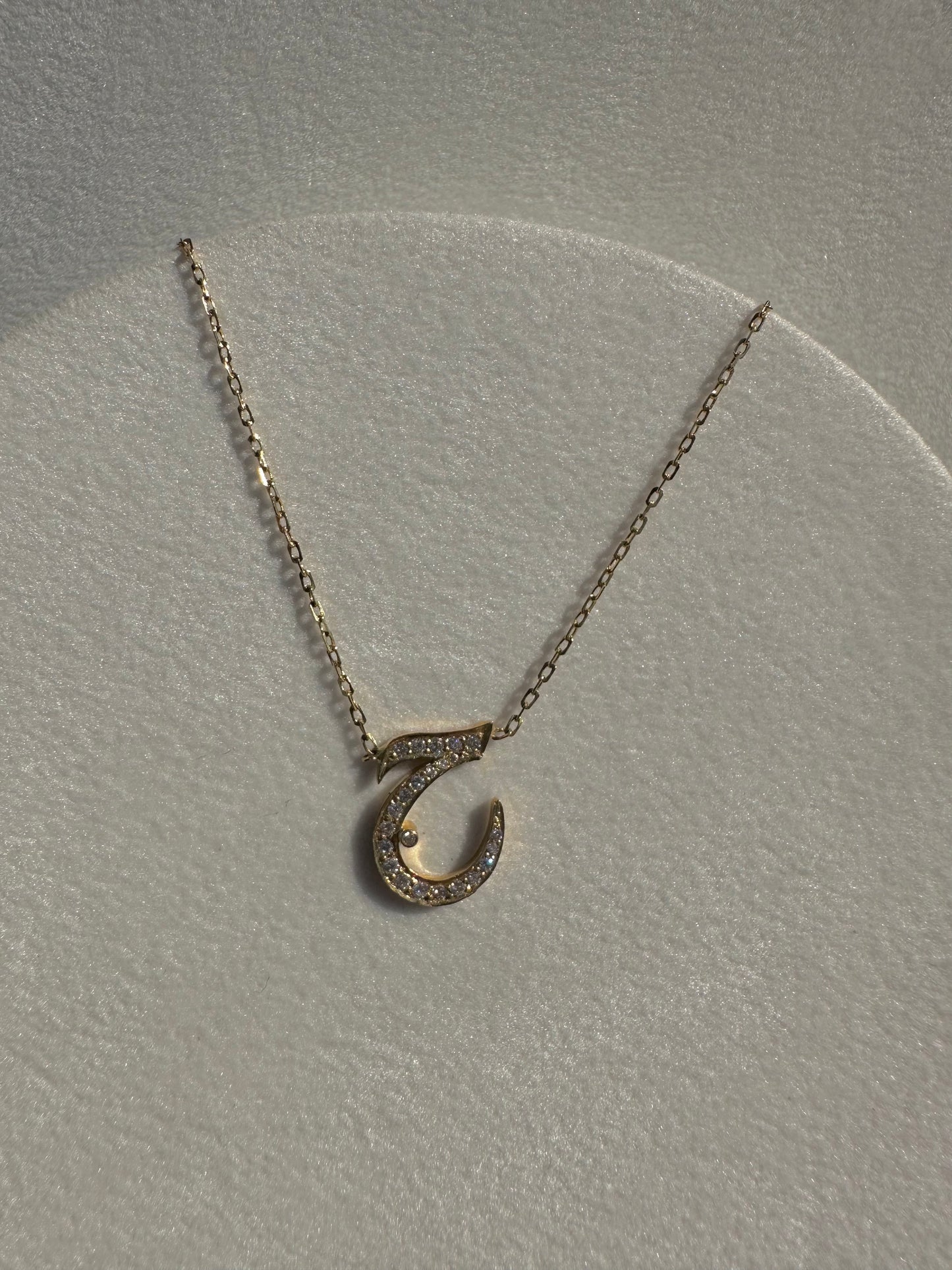 Full covered diamond Initial